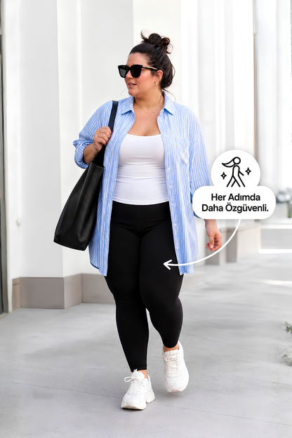 Ukala ''Curvy'' Büyük Beden Kışlık Dikişsiz Tayt